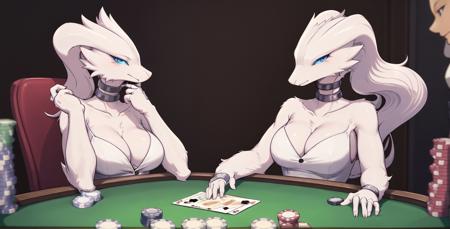 01575-3359807848-(reshiram_1.3) (holding cards), (poker table), clothed, clothes, (suit_1.3), playing cards, poker chips, (multiple characters_1.png